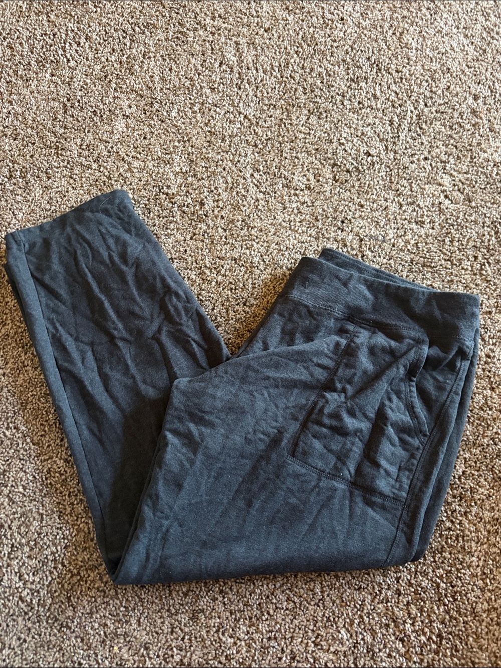 Eddie Bauer Black Men's Fleece Lined Jogger Sweatpants